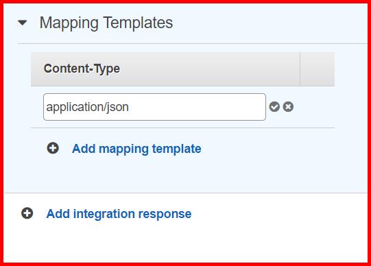 Picture showing the mapping template added in the Integration Response screen